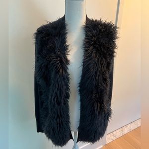 Deep Navy Club Monaco Fuzzy Cardigan